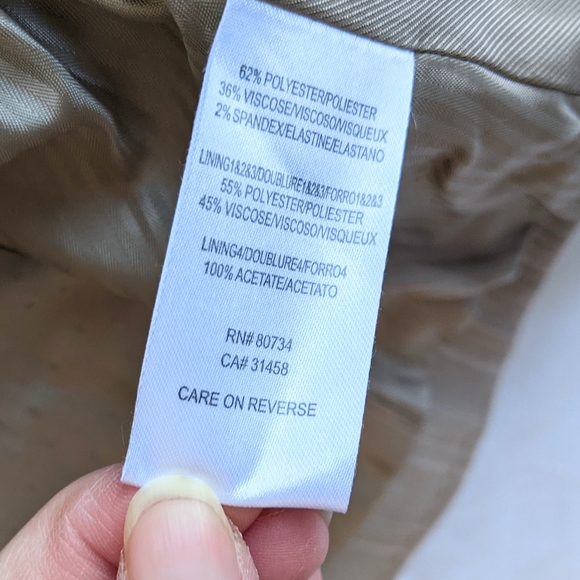 Like new BCBG MaxAzria double layer blazer size XXS - Picture 12 of 12